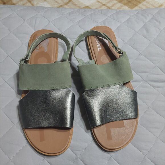 Women Sorel Sandals Women\'s Size 12,comfort Ella I Slingback,Leather,...
